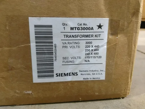 Vista 2 de Siemens Mtg3000a, Serie A, Transformador de Control Industrial, 3000Va, Mtg3000a Serie A