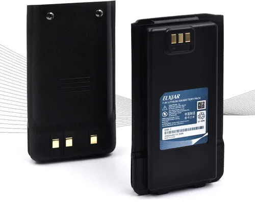 Paquete de 2 baterías de iones de litio de 7.4V 2200mAh DM-1 de repuesto para radio bidireccional Baofeng DM-1701 DMR
