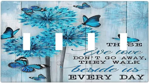 Vista 86 de Cubierta decorativa para interruptor, placa de interruptor de luz de 2 bandas, 1 placa de interruptor de luz dúplex de palanca, placas de pared GFCI