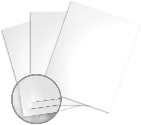 Futura White Paper - 8 1/2 x 11 in 100 lb Text Gloss C/2S 500 por resma