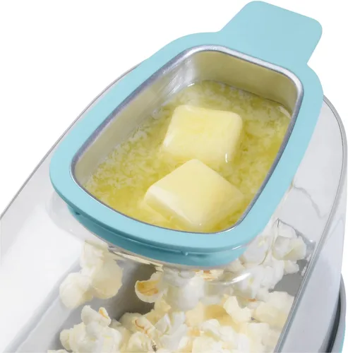 Vista 5 de Presto 04867 Poplite Plus Hot Air Popcorn Popper - Taza Medidora Incorporada + Derrite Mantequilla, Fácil de Limpiar, Enrollador de Cable