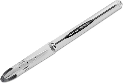 Vista 2 de Uni-Ball Vision Elite - Bolígrafos de punta redonda, punta gruesa, tinta negra, 6 bolígrafos