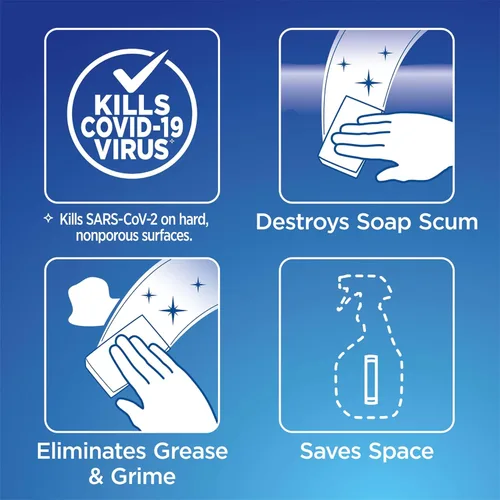 Vista 6 de Clorox Desinfección multiusos, esenciales para el hogar, repuestos de limpieza para el sistema de limpieza multiusos Clorox, 2