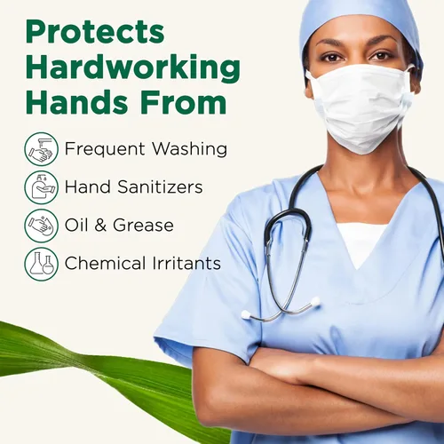 Vista 7 de Corn Huskers Loción de manos para manos secas y agrietadas, absorción rápida, crema protectora de barrera no grasa, hidratante para pieles ásperas