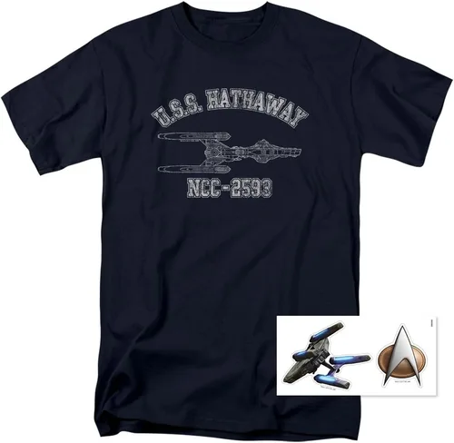 Popfunk Camiseta y calcomanías clásicas de Star Trek USS Enterprise
