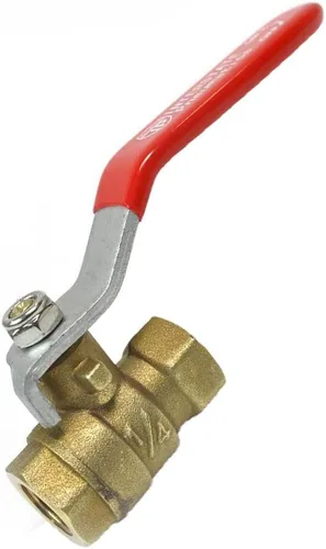 Vista 4 de MaxLLTo Reemplazo 600 PSI 1/4 pulgada x 1/4 pulgada NPT Válvula de bola de latón hembra para neumática interestatal VB04