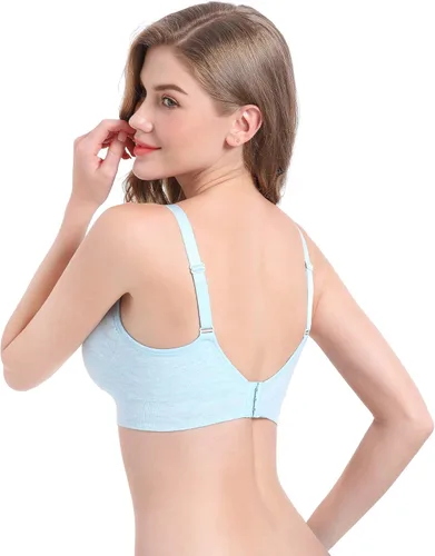 Vista 4 de Suekaphin - Brasier de lactancia y maternidad para dormir, sin varillas, brasier para amamantar, para mujer, paquete de 5