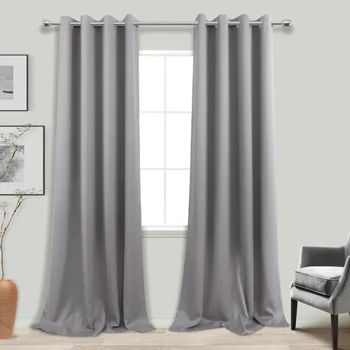 Vista 53 de KOUFALL Cortinas Doradas de Lujo Opacas para Sala de Estar, Elegantes Modernas Cortinas para Sala de 84 Pulgadas de Largo 2025
