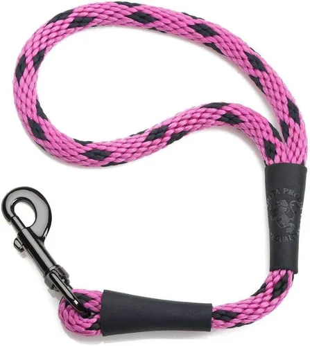 Vista 33 de Mendota Pet Correa de tráfico – Correa corta para perro – Fabricada en los Estados Unidos – Azul Night Viz, 1/2 pulgadas x 16 pulgadas