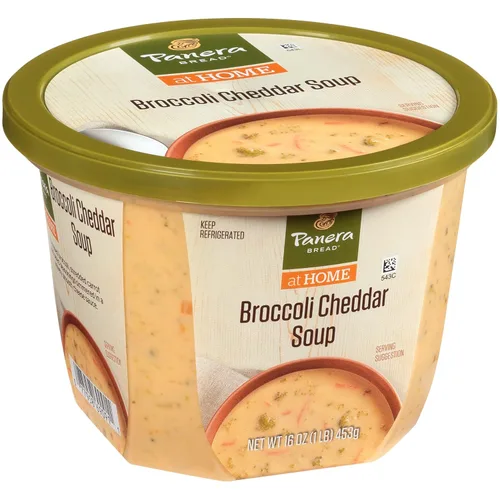 Vista 8 de Panera Bread Sopa Cheddar de brócoli, 16 onzas