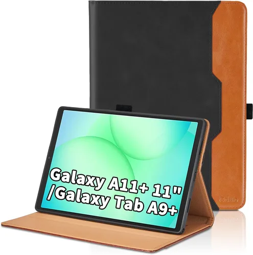 Vista 56 de Funda para Samsung Galaxy Tab A7 de 10,4 pulgadas 2020 (SM-T500/T505/T507) - Funda de piel sintética con función atril y bolsillo, función de Azul