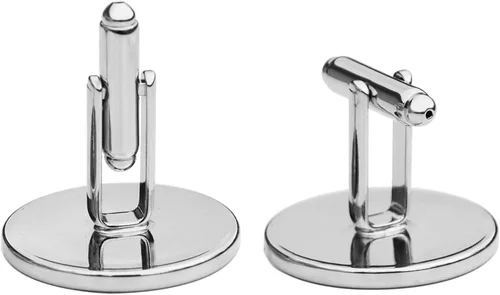 Vista 5 de 1994 Italy 20 Lire BU Uncirculated Coin Silver Plated Cufflinks NEW - Oak Branch