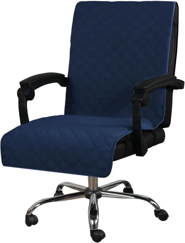 Vista 8 de H.VERSAILTEX Protector para Silla de Oficina Resistente al Agua – Funda Universal de Respaldo Alto con Hebillas Antideslizantes, Se Ajusta a Sillas