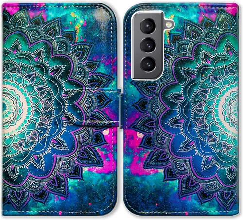 Vista 17 de Bcov Funda para Galaxy S22 Plus, funda de piel con tapa y soporte para tarjeta y soporte para Samsung Galaxy S22 Plus 5G / S22+
