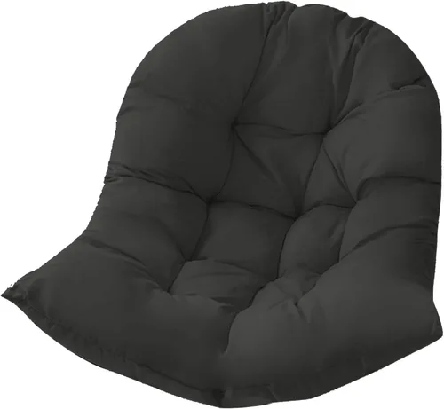 Cojín para silla de hamaca y columpio, cojín de asiento con forma de canasta colgante, cojines suaves para respaldo de silla en forma de huevo, para
