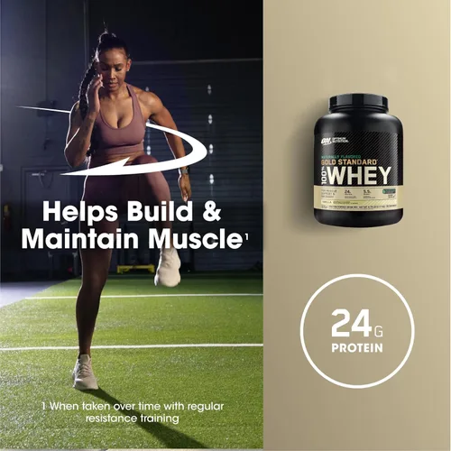 Vista 5 de Optimum Nutrition Estándar dorado 100% Proteína de Suero de Leche en Polvo, Pie de lima, 1.8 Libra