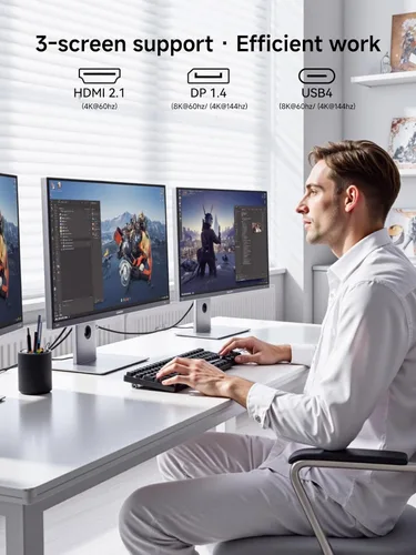 Vista 7 de MINISFORUM M1 Lite Mini PC, Intel Core Ultra 5 125U (12C/14T up to 4.3GHz), 16GB DDR5, 512GB SSD, USB4, Triple Display (HDMI 2.1/DP 1.4/USB4), 2.5G