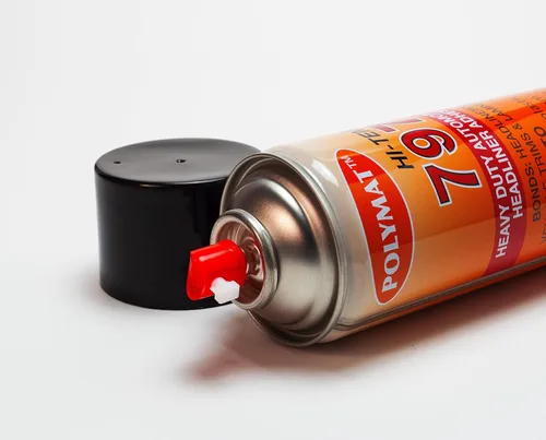 Vista 3 de QTY2 Polymat 797 - Adhesivo en aerosol de alta temperatura para tapicería automotriz [160F]