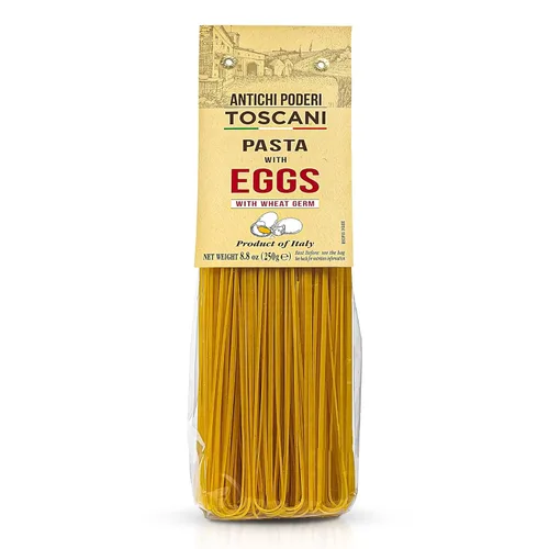 Vista 8 de Antichi Poderi - Pasta orgánica de tinta de calamar negro, fideos de pasta negra hechos con sémola de trigo duro, tinta de calamar y germen