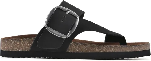 Vista 4 de WHITE MOUNTAIN Sandalia Harley con plantilla para mujer, Blanco