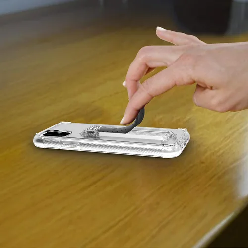 Vista 5 de Scooch Wingman - Funda con soporte de patas para iPhone 11 [Protección contra caídas de 10 pies] [Soporte de dos vías] Cubierta protectora, funciona