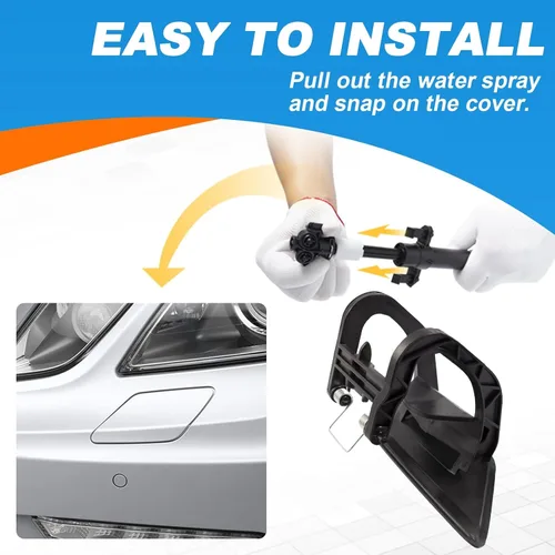 Vista 7 de Tapa de boquilla para limpiaparabrisas delantero para Mercedes Benz Clase E W212 E300 E350 E400 E550 2008 2009 2010 2011 2012 2013 2128600108