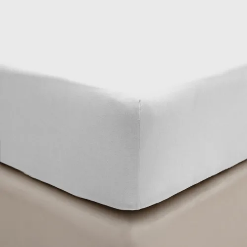 Vista 24 de PURE ERA Sábana bajera ajustable de algodón de punto de jersey (sin sábana encimera ni fundas de almohada), bolsillo extra profundo de hasta 15 a 20