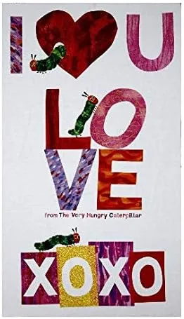 Vista 4 de Very Hungry Caterpillar Paquete pequeño Love (2 telas más 1 panel) (paquete medio patio + un panel completo)