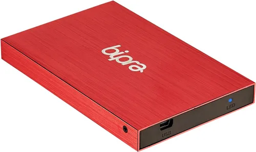 Vista 2 de 500Gb 500 Gb 2.5 USB 2.0 Disco duro externo de bolsillo delgado - Rojo - Fat32 (500Gb)