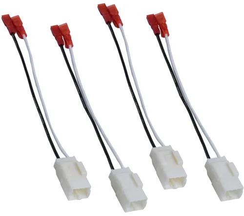 Vista 8 de HSTECH 72-5600 2 pares (paquete de 4) arnés de cableado de cable de cable para Ford Lincoln Mercury Mazda Altavoces Adaptador Conector Adaptador