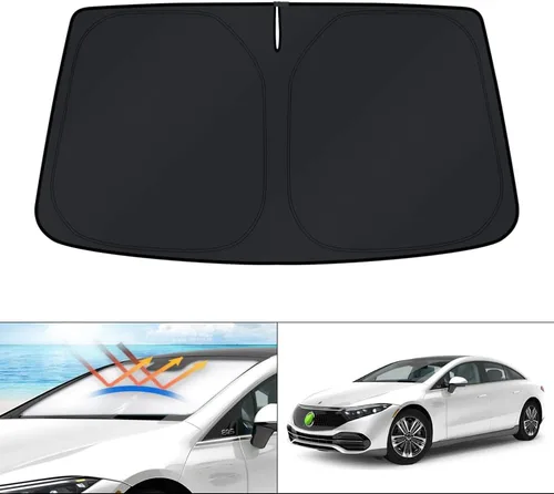 Vista 146 de KUST Parasol para parabrisas para Ford Fusion 2013-2020 2021, accesorios, pantalla de ventana, protector de visera solar, plegable, bloquea