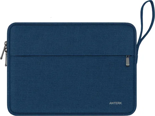 Vista 13 de Funda para portátil de 13 pulgadas, resistente al agua, con asa, a prueba de golpes, bolsa protectora para laptop compatible con MacBook Air / Negro