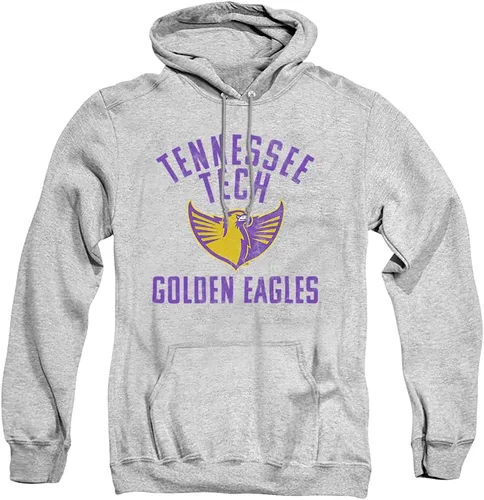 Vista 103 de LOGOVISION Colección oficial de sudaderas con capucha para adultos con logotipo desgastado grande universitario