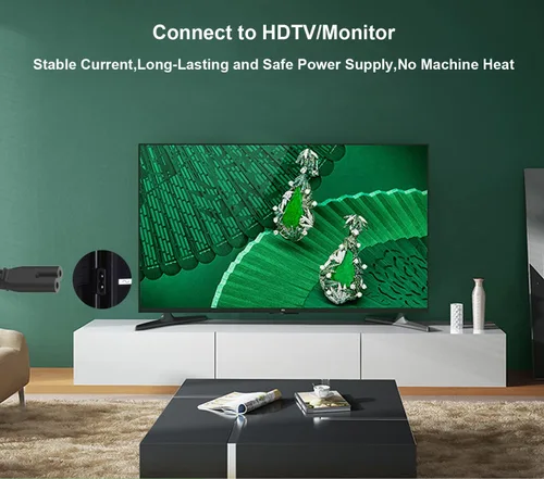 Vista 7 de Cable de alimentación de CA compatible con Sony PS3 PS4 PS5 PSP PSV, Playstation 3 4 Slim, Microsoft Xbox One S Xbox Series S Xbox One X Xbox Series