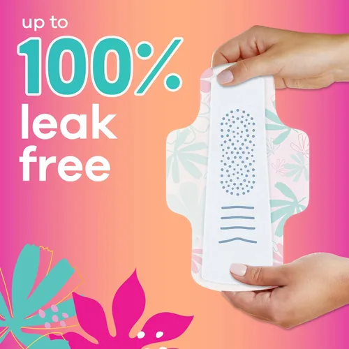 Vista 3 de Always Radiant Teen toallas, talla 1, regular, con alas, sin aroma, 14