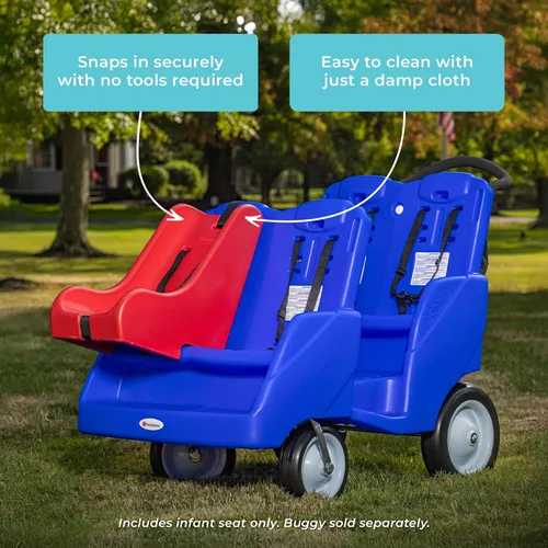 Vista 4 de Foundations Gaggle Parade 4 y 6 Buggy Asiento para bebé, adecuado para niños menores de 6 meses, cuenta con contornos suaves, diseñado