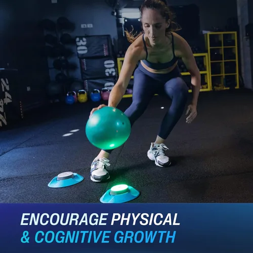 Vista 5 de Kit de Entrenamiento de Reacción BlazePod Pods Inteligentes para Velocidad, Agilidad y Ejercicios Cognitivos - Entrenamiento de Nivel Profesional