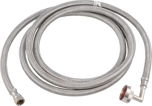 Vista 2 de Eastman Kit de Instalación para Lavavajillas de 5 Pies, Compresión de 3/8 Pulgadas x Codo FHT de 3/4 Pulgadas, Línea de Suministro de Acero