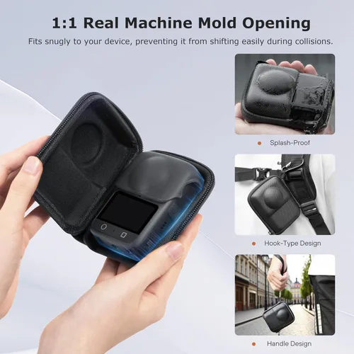 Vista 2 de STARTRC PHOTO Osmo 360 - Funda para lentes, bolsa de transporte compacta para accesorios DJI Osmo 360, protector de pantalla Osmo 360