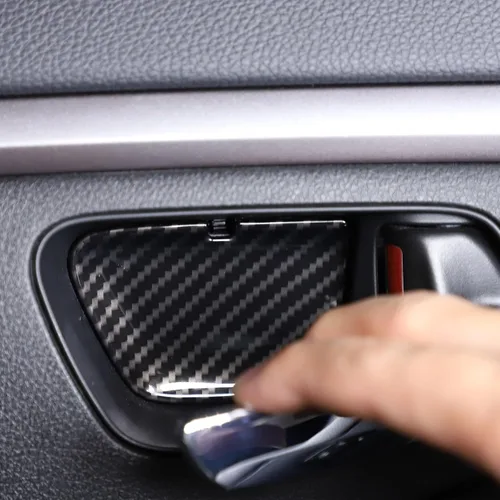 Vista 6 de Para Honda Pilot 2016-2022, Ridgeline 2017-2023, Passport 2019-2023 ABS 2019-2023 manija interior borde del cuenco interior marco exterior tira