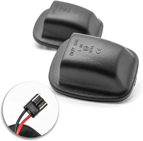 Vista 4 de LED License Plate Lights Compatible With 1999-2004 Nissan Xterra, 1998-2004 Nissan Frontier OEM Led Number Lamps Replacement 12-SMD White Rear Tag