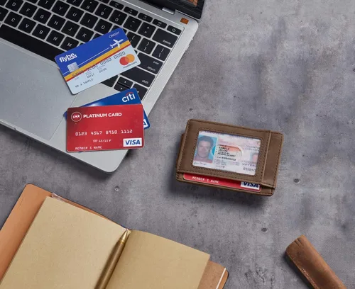 Vista 8 de Toughergun Cartera magnética de cuero genuino con clip para dinero con bloqueo RFID