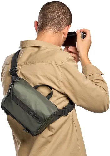 Vista 8 de Manfrotto Bolsa para cinturón de calle, bolsa de cintura, para cámara sin espejo, kit de vlogging, funda para cámara de hombro, accesorios