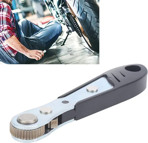 Vista 7 de Llave de trinquete, mini llave de trinquete, llave de casquillo hexagonal de 1/4 pulgadas, herramienta de destornillador, adecuada