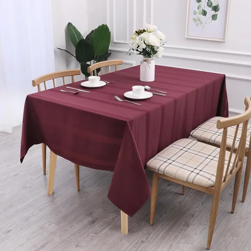 Vista 8 de Randall Mantel rectangular oblongo, de 60 x 120 pulgadas, 10 pies, resistente al agua, al polvo, a las manchas, resistente, para cocina, comedor