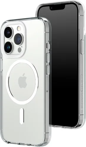 Vista 8 de RhinoShield Funda transparente compatible con iPhone 13 Pro, resistencia avanzada al amarilleo, alta transparencia, funda protectora