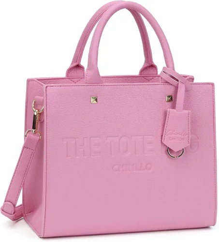 Vista 12 de Bolsa de mano para mujer, estilo satchel, con asa superior y correa para el hombro