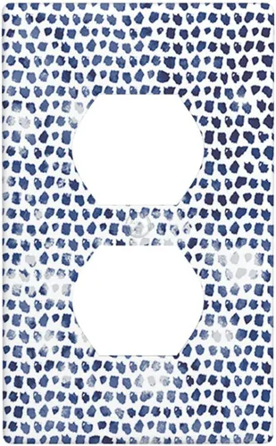 Vista 73 de Moslion Placa de pared basculante de mármol gris y marrón de 1 cuadrilla, arte de granito fluido, onda fluida, salida única, interruptor de luz