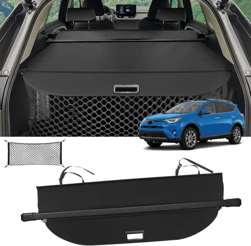 Vista 22 de Sze Cubierta de carga para Jeep Grand Cherokee 2022 2023 2024 2025 2026 (2 filas; WL) 4XE retráctil para maletero, cubierta de seguridad negra