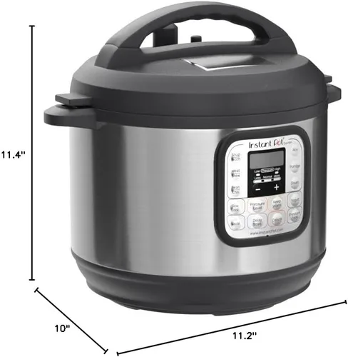 Vista 10 de Instant Pot IP-DUO60, 6cuartos/1000W - Olla a presión multifunción 7 en 1, Acero inoxidable y negro